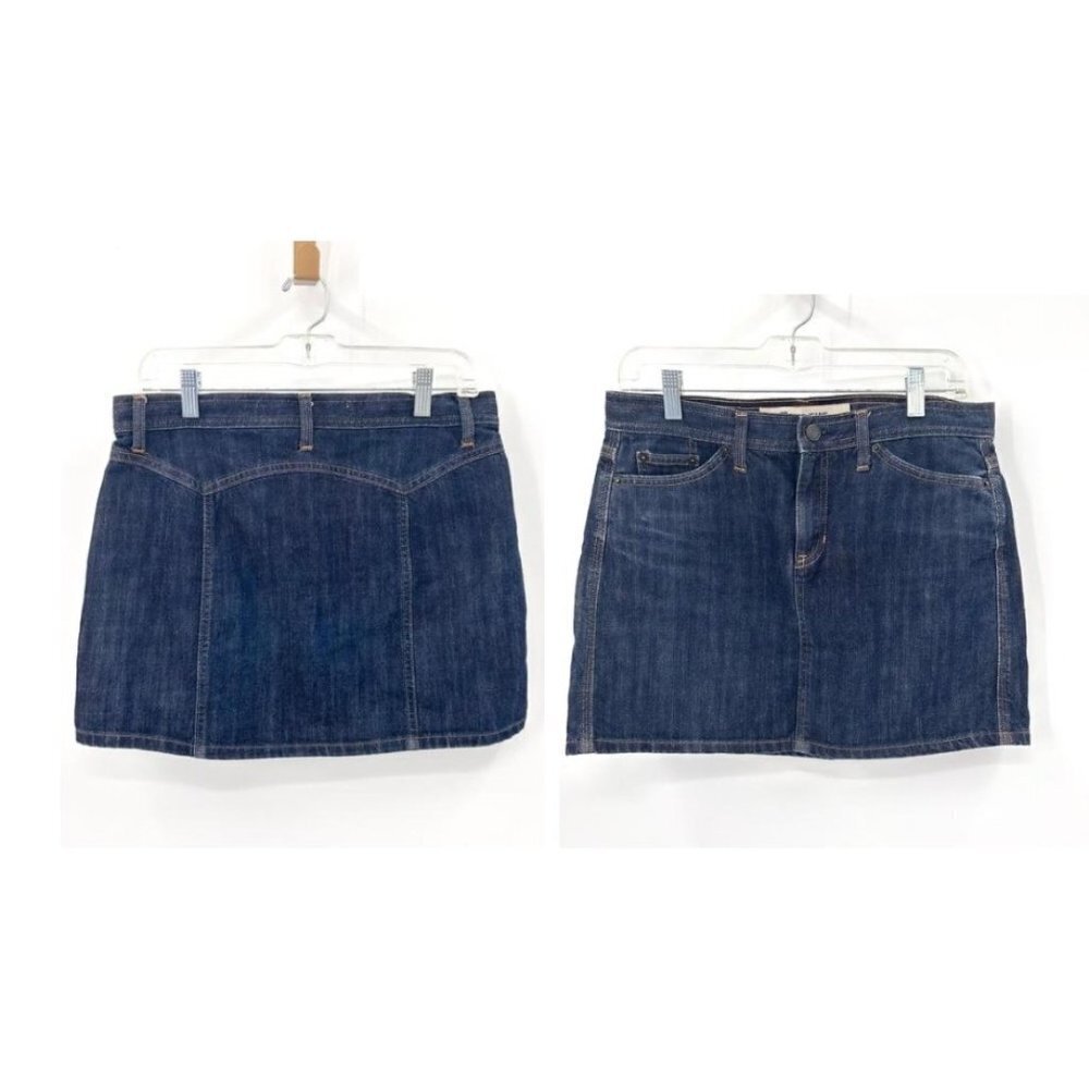 GAP JEANS DENIM MINI SKIRT W/ POCKETS - 6